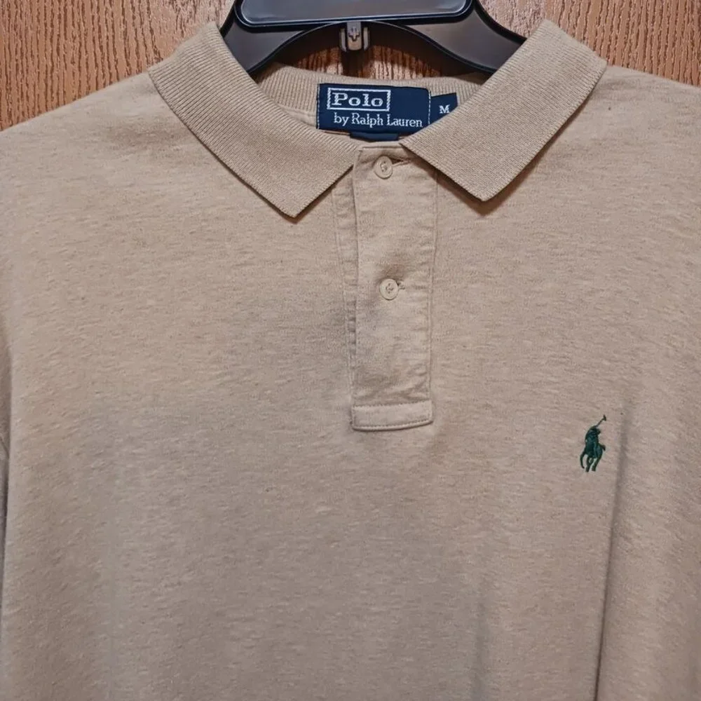 Polo (Ralph Lauren)-(Tan/Brown)-(Long Sleeve)-(Pre-owned)-(Size M)-$25.00 - Picture 4 of 4